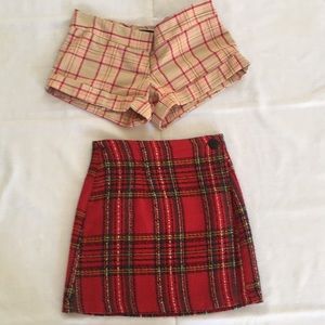Shorts & Wrap Skirt